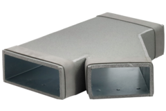 Termodotto pezzo a T 45 gradi 220x80 - 170x80 per canalizzazione