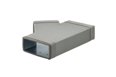 Termodotto pezzo a T 45 gradi 220x80 - 170x80 per canalizzazione