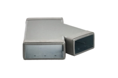 Termodotto pezzo a T 45 gradi 220x80 - 170x80 per canalizzazione