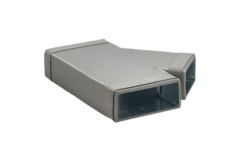 Termodotto pezzo a T 45 gradi 220x80 - 170x80 per canalizzazione