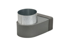 Gomito Thermoduct 170 mm x 80 mm a diametro 160 mm per canalizzazione