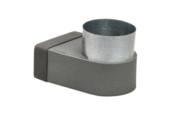 Gomito Thermoduct 170 mm x 80 mm a diametro 160 mm per canalizzazione