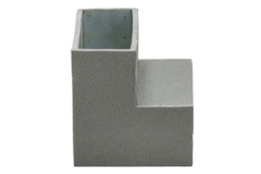 Termodotto a gomito 90 gradi 220x80 mm verticale