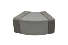 Termodotto a gomito 45 gradi 220x80 mm orizzontale