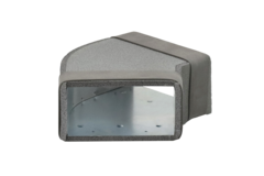 Termodotto a gomito 45 gradi 220x80 mm orizzontale