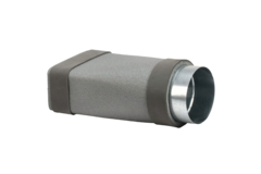 Riduzione del termodotto da 220x80 mm a 125 mm di diametro