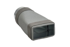 Riduzione del termodotto da 220x80 mm a 125 mm di diametro