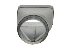 Riduzione del termodotto da 220x80 mm a 125 mm di diametro