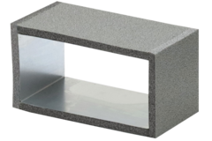 Connettore per termodotto, 220x80 mm, L=100 mm