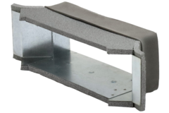 Raccordo laterale del termodotto 220x80 mm per condotti rettangolari