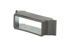 Raccordo laterale del termodotto 220x80 mm per condotti rettangolari