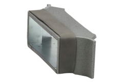 Raccordo laterale del termodotto 220x80 mm per condotti rettangolari