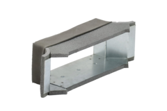 Raccordo laterale del termodotto 220x80 mm per condotti rettangolari