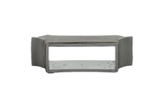 Raccordo laterale del termodotto 220x80 mm per condotti rettangolari