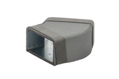 Termodotto a gomito 45 gradi 300x80 mm orizzontale