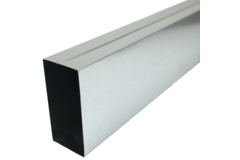 Canale gettato in fusione zincato 220x80 mm per lunghezza 1500 mm