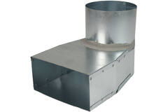Angolo di ardesia 220x80 mm a diametro 150 mm per canalizzazione