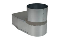 Angolo di ardesia 220x80 mm a diametro 150 mm per canalizzazione