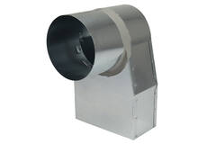 Tubo angolare 220x80 mm con diametro 160 mm per canalizzazione