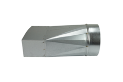 Adattatore 220x80 mm a diametro 150 mm per canalizzazione