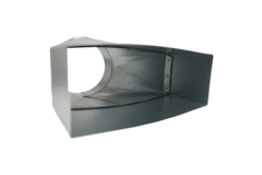 Adattatore 220x80 mm a diametro 150 mm per canalizzazione