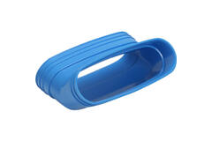 Wavin Ventiza Curva 45 gradi PVC ovale 195x80 mm verticale M/M