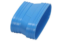Wavin Ventiza Riduzione PVC ovale 235x80 mm a 195x80 mm M/M