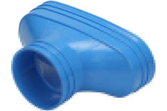 Wavin Ventiza Transizione PVC ovale 195x80 mm a 80 mm M/M