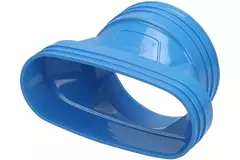 Wavin Ventiza Riduzione PVC ovale 195x80 mm a 125 mm M/M