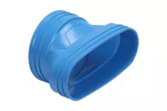 Wavin Ventiza Riduzione PVC ovale 195x80 mm a 125 mm M/M