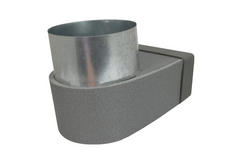 Termodotto lepe angolare singolo simmetrico 220x80 mm a diametro 150 mm