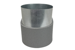 Termodotto lepe angolare singolo simmetrico 220x80 mm a diametro 160 mm