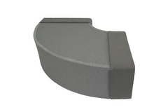 Termodotto a curva di 90 gradi 300x80 mm orizzontale