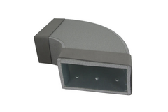 Termodotto a curva di 90 gradi 300x80 mm orizzontale