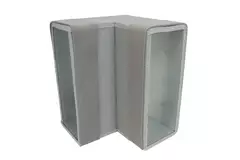 Termodotto curva 90 gradi 170x80 verticale per canalizzazione