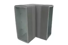 Termodotto curva 90 gradi 170x80 verticale per canalizzazione