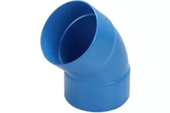 Wavin Ventiza curva 45 gradi PVC rotonda per diametro 80 mm M/M