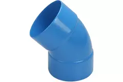 Wavin Ventiza curva 45 gradi PVC rotonda per diametro 125 mm M/M