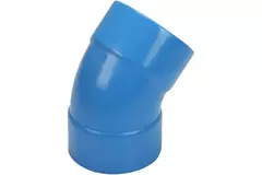Wavin Ventiza curva 45 gradi PVC rotonda per diametro 125 mm M/M