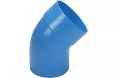 Wavin Ventiza curva 45 gradi PVC rotonda per diametro 125 mm M/S