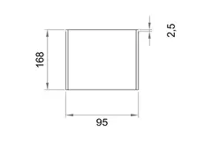 Wavin Ventiza giunto in PVC rotondo 160 mm M/M
