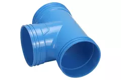 Wavin Ventiza Raccordo T 90 gradi PVC rotondo per diametro 125 mm M/M/M