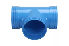 Wavin Ventiza Raccordo T 90 gradi PVC rotondo per diametro 125 mm M/M/M