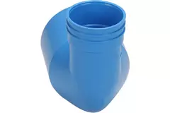 Wavin Ventiza estremità 90 gradi PVC rotonda 125x80x50 mm M/M