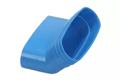 Wavin Ventiza Curva 45 gradi PVC ovale 195x80 mm verticale M/S