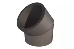 Ubbink Aerfoam curva a 45 gradi 125 mm