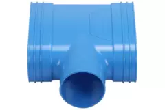 Wavin Ventiza Ramo T in PVC ovale 195x80 mm M/M/M