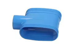 Wavin Ventiza Ramo T in PVC ovale 195x80 mm M/M/M