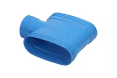 Wavin Ventiza Ramo T in PVC ovale 195x80 mm M/M/M