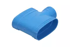 Wavin Ventiza Ramo T in PVC ovale 195x80 mm M/M/M